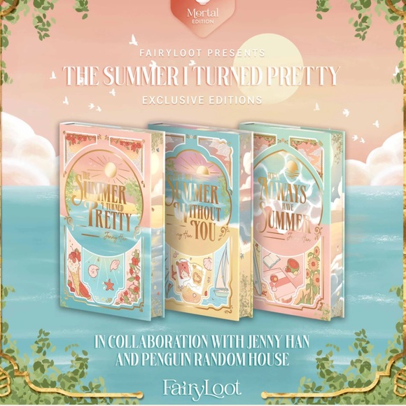 NEW Fairyloot Mortal Editions The Summer I Turned Pretty Hardback Set of 3